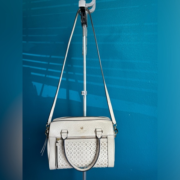 Kate Spade Delaney Perri Lane Bubbles Leather Satchel Shoulder Crossbody - Picture 7 of 16